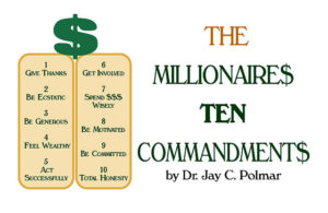 10 commadments for millionnaires